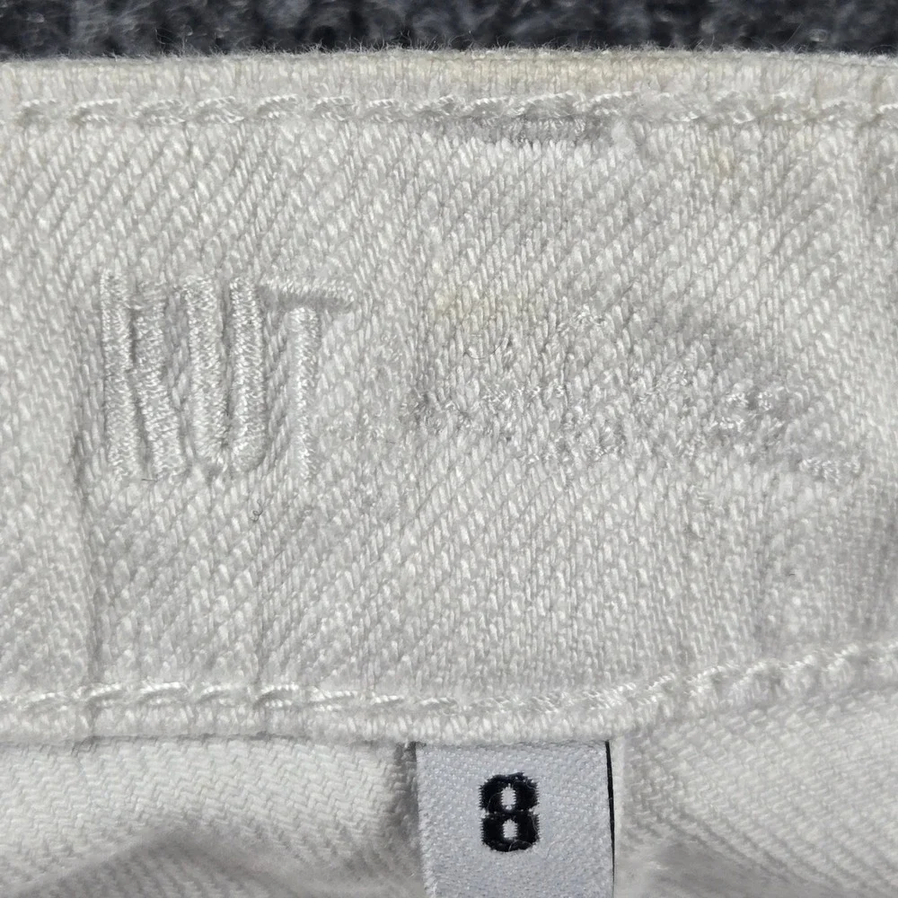 Kut from the Kloth Bermuda Shorts Womens 8 White Denim Mid Rise